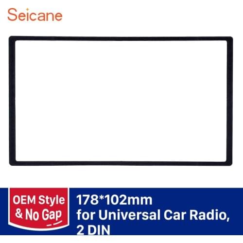 Seicane 2DIN Car Stereo Fascia Auto Mount Frame for 1990-2002 HONDA automobile Stereo Dashboard Installation Panel Trim kit