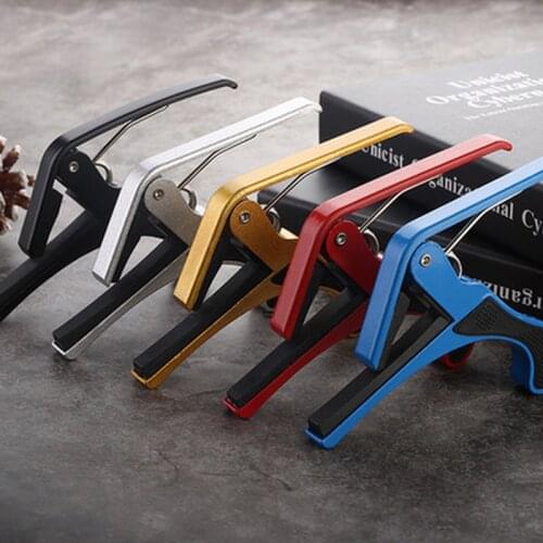 1PC Universal Capo Guitar Accessories Quick Change Clamp Key Aluminium Alloy Metal Acoustic Classic Guitar Capo for Guitar Parts