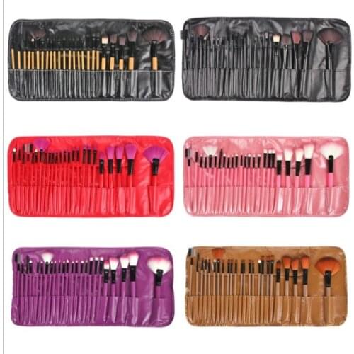 Explosive foreign trade 24 makeup brush sets, color makeup brush sets, make-up and beauty tools manufacturers spot wholesale