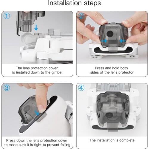 The lens protection cover is suitable For the femto SE Drone Gimbal X8 Version FIMI 2020 Protective Transport Cover Accessories