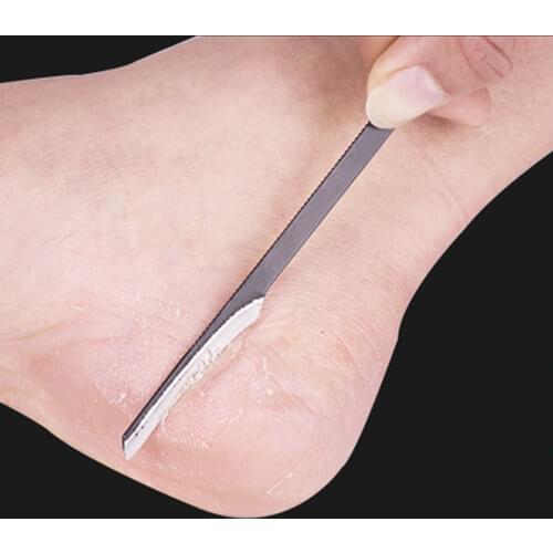 1pcs Stainless Steel Pedicure Knife Manicure Foot Care Callus Corn Dead Skin Remover Scraper Feet Pedicure Tools Nail Cuticle