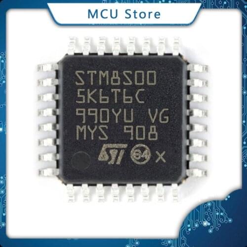 1PCS STM8S005K6T6 STM8S005K6T6C LQFP32 STM8S003K3T6C STM8L151K6T6 STM32G030K8T6 STM32G STM8S005 LQFP-32 New original IC chip