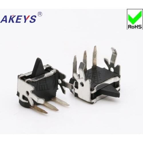 10pcs KFC-W-19W horizontal limit switch game flash reset fretting switch button switch
