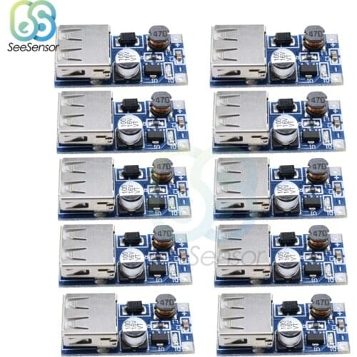 10Pcs 0.9V-5V to 5V DC-DC USB Voltage Converter Step Up Booster Power Supply Module 600mA