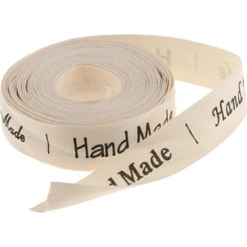 5 Yards Hand Made Cotton Ribbon Home Party Decorations DIY Sewing Craft 15mm