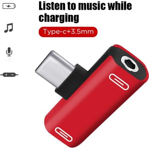 Micro Usb Type C Adapter Adaptador T-Shape Type C To 3.5Mm Earphone Jack