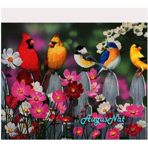 Animals diamond painting full drill flower birds wall art picture diy diamond dots decor scenery diamond stickers gem drawing