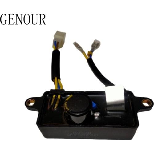 Sharp Square 2KW 2.5KW AVR for Single Phase Voltage Regulator,250V 220UF 6wires 2.8kw Gasoline Generator GX160 Gx200 SPARE PARTS