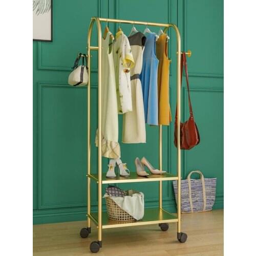 Tieyi household bedroom clothes rack landing Nordic hanging rack modern indoor simple clothes storage rack