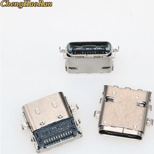 ChengHaoRan 1pcs for HP ENVY 13-AD 13-AD000TX TYPE-C usb 3.1 jack female type c Charge port socket connector