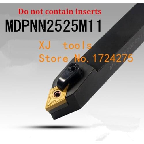 MDPNN2525M11 Turning Tool Holder,CNC tool holder,External turning tools,Lathe Metal cutting tool for DNMG110404/08 Inserts
