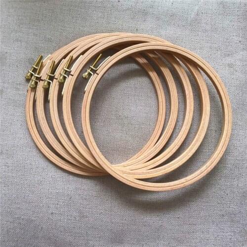 Dia18cm Quilting Hoop Embroidery Circle Round Cross stitch hoop Wooden Embroidery Frame Art Craft DIY Cross Stitch tool