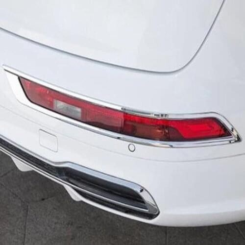 For Audi Q5 FY 2018 2019 2020 Chrome Front Rear Fog Light Lamp Cover Foglight Trim Bezel Molding Styling Garnish Accessories