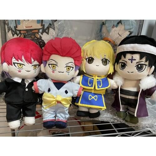 HUNTER X HUNTER Killua Zoldy Hisoka Kulolo Irumi Figure Display Plush doll Stuffed Toy Handmade Gift Limit Cosplay Cute Lovely