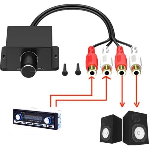 HOT SALE Car Audio Amplifier Bass RCA Level Remote Volume Control Knob LC1 Universal Automobiles Parts Accessories Fast Delivery