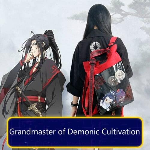 Grandmaster of Demonic Cultivation Wei Wuxian Lan Wangji Cosplay Crossbody Messenger Bag Backpack Handbag Gift