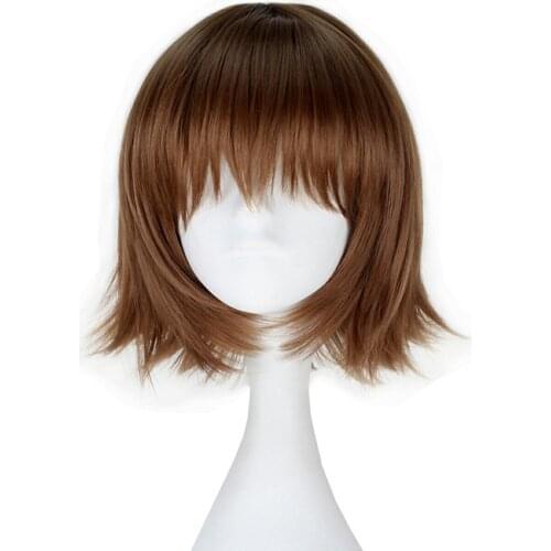 Tokyo Ghoul Fueguchi Hinami Wig Short Straight Bob Hair Adult Lolita Cosplay Costume Wig Halloween