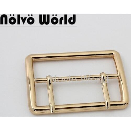 Nolvo World 5-20 pieces 59mm 2 colors double prong belt buckle pin buckle safety harness buckles