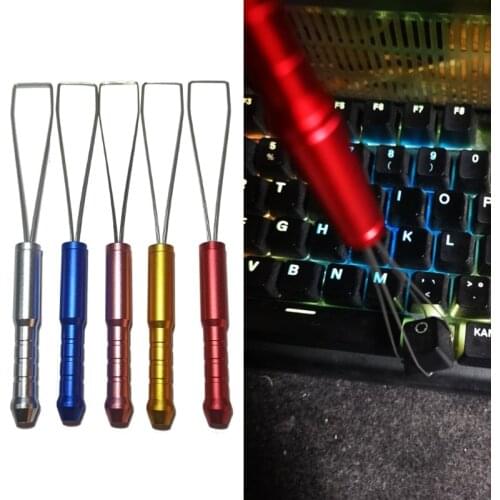 Multi-function Key Cap Remover Keyboard Keycap Puller Adjuster For Mechanical Keyboard Cap Cleaning Tool Aluminium Alloy