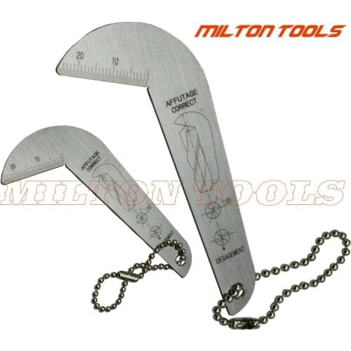 Drill Bits Angle Gauge Dirll Chain Set Inspection Angle Bit Pattern Drill Template Bit Diameter Center Gauge Measurement Tools