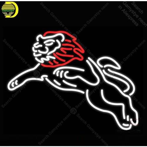 Neon Sign for Lions neon bulb Sign Neon lights Sign real glass Tube Iconic Advertise Light Bar Signs DROPSHIPping Neon Lamps