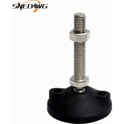 Furniture Support leg Non-skid pad M12/M16/M18/M20/M24 Adjustable Furniture Glide Leveling Foot Cup Support For Bed Sofa Table