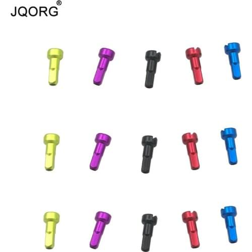 100 Pieces A Lot Aluminum Alloy Material Ultra Light 5 Colors Pillar Bicycle Spokes Nipples