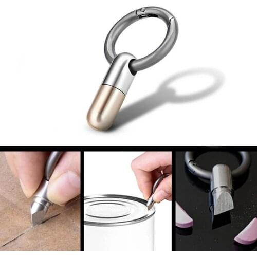 Portable Capsule Knife Versatile Emergency Cutting Can Opening Mini High Quality Stainless Steel Pill Division Capsule Knife