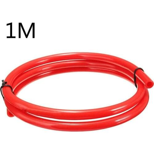 1 Meter Red Motorcycle Fuel Line Gasoline Oil Delivery Pipe Hose High Temperature Resistant Rubber Soft Tube ID 5mm OD 8mm