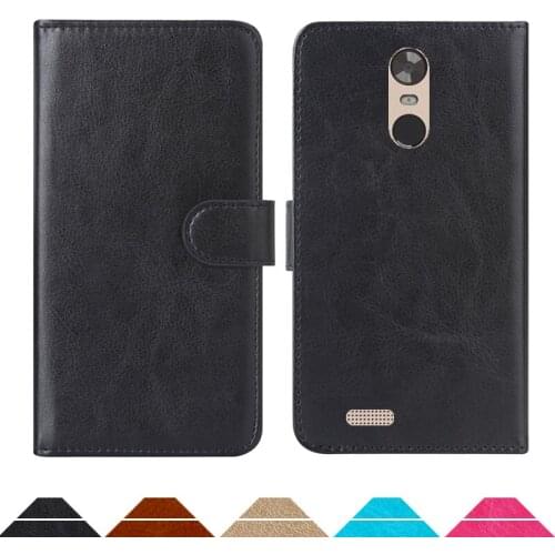 Luxury Wallet Case For DEXP G155 PU Leather Retro Flip Cover Magnetic Fashion Cases Strap