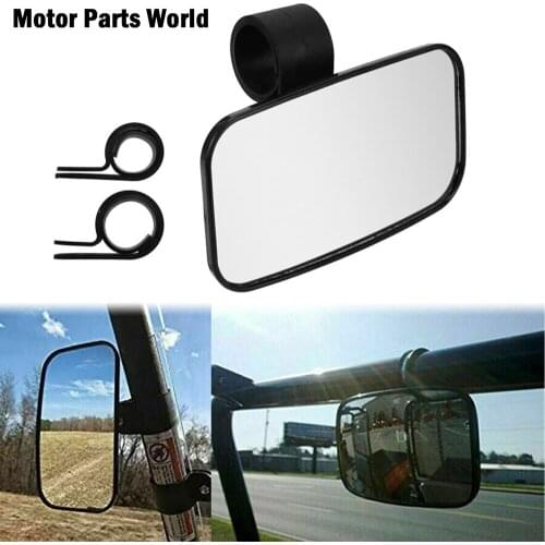 1.5" 1.75" 2" Wide Side Mirrors Motorcycle Universal Black Center Rearview Mirror For Arctic Cat For Kubota For Can-am For RZR