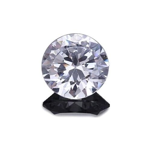 1~12mm AAAAA Round Cut Brilliant White Clear Loose Cubic Zirconia Stones Beads CZ For Jewelry Clothing