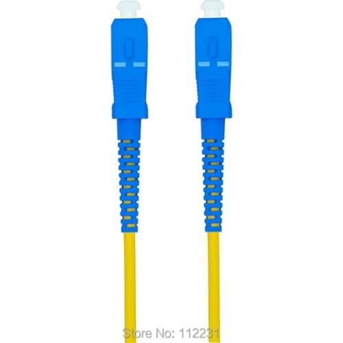 2Meters SC/PC-SC/PC,3.0mm,Singlemode 9/125,Simplex,Optical Fiber Patch Cord Cable,SC to SC