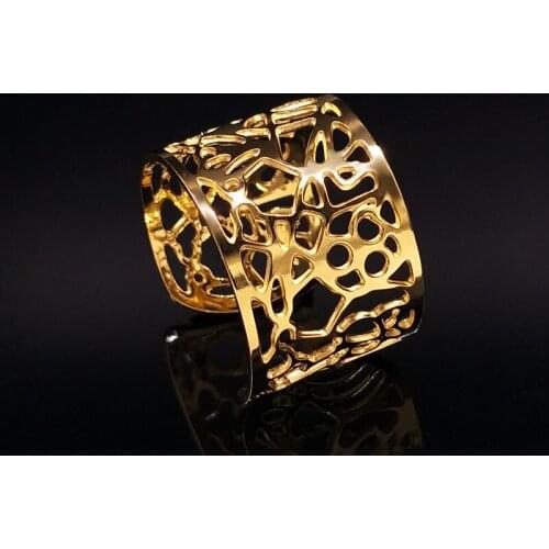 2021 Fashion Gold Color Stainless Steel Rings for Women Jewellery Width Geometry Women Rings Jewelry anello donna R612233