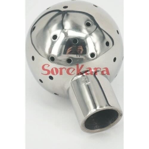 3/4" O/D 304 Stainless Steel Sanitary Weld 360 Degrees Fix Spray Ball Tank Cleaning Ball