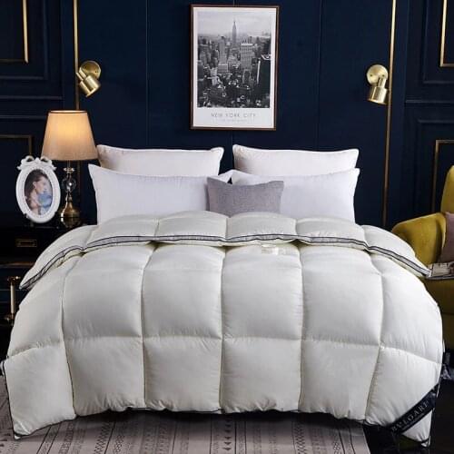 95% White Goose/Duck Down Quilt Duvets three-dimensional thickened Winter autumn spring super warm Comforter 100% Cotton Cover