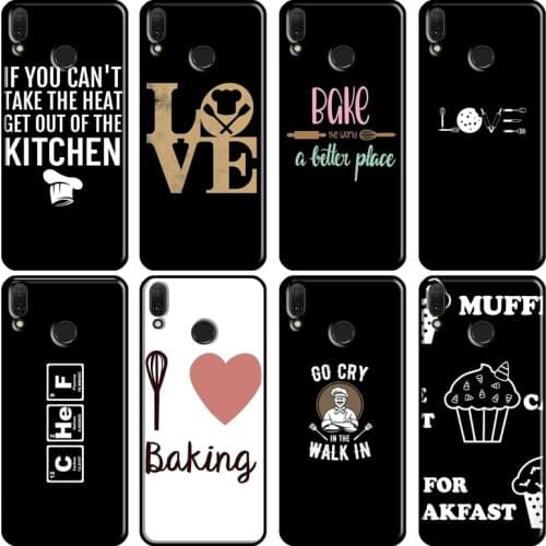 Baking Cook Chef Case For Huawei Nova 5T 3i 2i Y7A Y6P Y5P 2020 Y3 II Y5 Y6 Y7 2017 2018 Y9 Prime 2019 Case