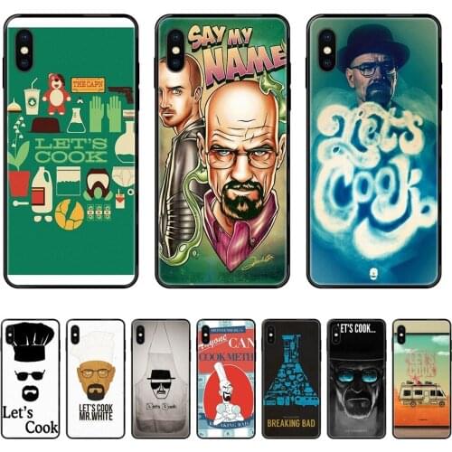 Black Soft TPU Case Capa Cover For Xiaomi Redmi Note 4 5 5A 6 7 8 8T 9 9S Pro Max Breaking Bad Lets Cook Affordable