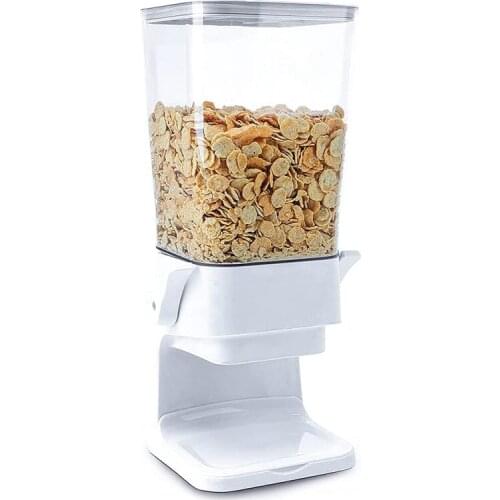 Cereal Dispenser-Dry Food Dispenser Countertop,the Chute-Design Opening Won't Crush Cereal, Can Hold Cereal, Candy