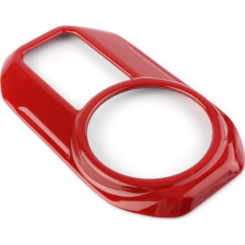 For Jeep Wrangler JL 2018 Interior Head Light Switch Button Cover Trim Red Accessories