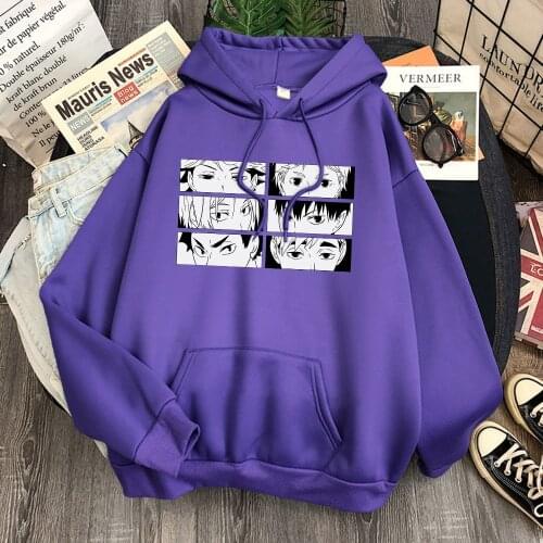 Haikyuu Anime Cool Face Photo Print Women Hoody Hip Hop Lace-up Hooded Harajuku Fleece Hoodie Spring 2021 Fashion Woman Hoodies