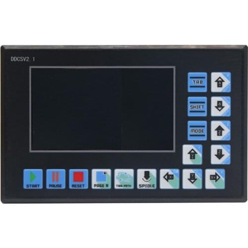 DDCSV2.1 CNC Router Engraving Milling machine 3/4axis Offline Controller Support USB adopts the ARM+FPGA design framework