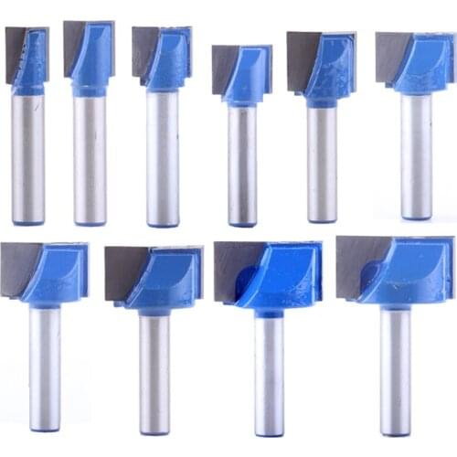 10Pcs 8Mm Cleaning Bottom Engraving Bit Router Bit 10,12,14,16,18,20,22,25,28,30Mm Diameter Cnc Milling Cutter
