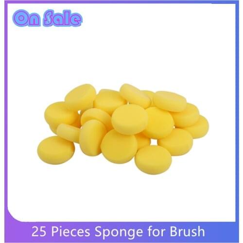 Sponges Paint Craft Brush Holder Artist Sponges Pain 25 Pieces Watercolor Sponges for Graffiti Painting, Art Crafts, Pottery