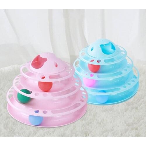 Bestsellers Products 2021 Turntable Push ball Toys For Cats Interactive Bowl Puzzle Interesting A Plate For Cats Pet Accessorie