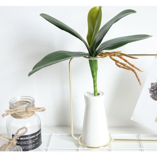 1/3pcs Butterfly Orchid leaf artificial flowers party home decor wedding decoration accessories Real touch fake flower craft