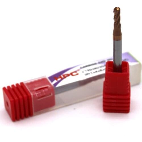 3R1*4*50/3R0.5*4*50 of 4 flutes HRC 55 mill cutter corner radius solid carbide end mill CNC machine milling tools