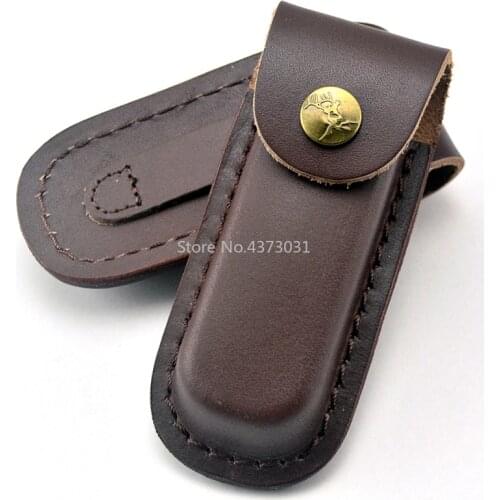 Brown Sheath / Folding Knife Sheath Holster Leather Knife The First Floor Leather Knife Sheath For Sw knife