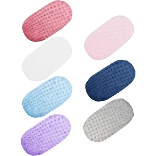 Bassinet Sheet Minky Dot Stretchy Craddle Sheets for Bassinet Mattress Pad Cover Q1FE