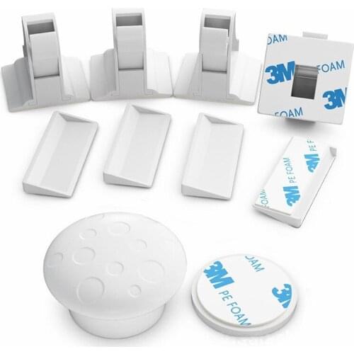 Magnetic Child Security Locks Protection Children Baby Safety Plastics Lock Drawer Latch Cabinet Door Limiter Fumiture Hardware